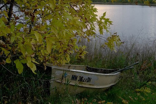 Boat on shore